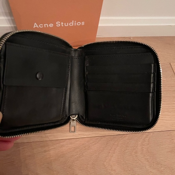 Acne Zipparound Wallet in black - Picture 2 of 2